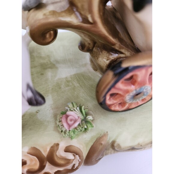 Porcelain Princess in Horse and Carriage Made in Japan 14-5604 - Picture 9 of 13